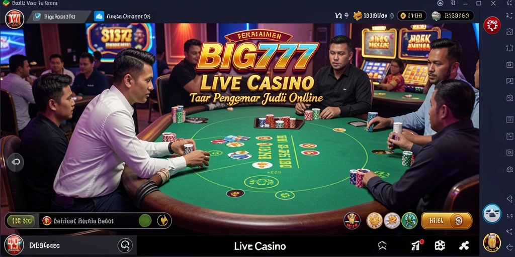 Gameplay Live Casino yang mendebarkan dan interaktif di BIG777.