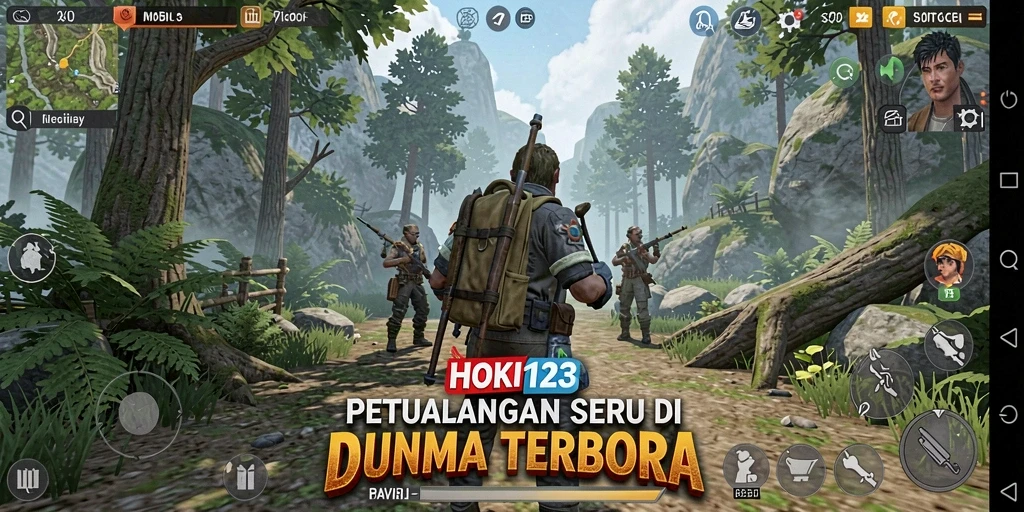 Screenshot menampilkan pemandangan indah dalam HOKI123 saat dijelajahi.