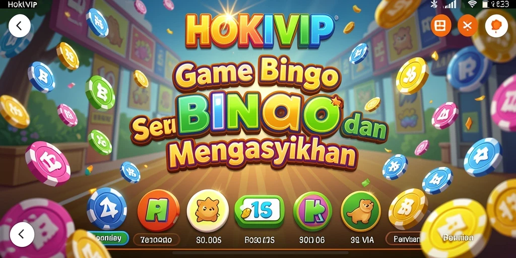 Tampilan gameplay HOKIVIP yang berwarna-warni dan mengasyikkan.