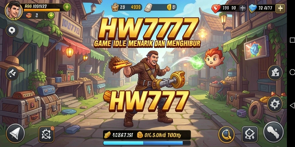 Tampilan gameplay HW777 yang seru dan menghibur.