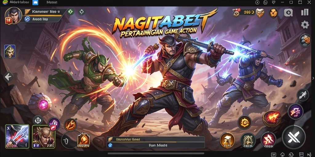 Tangkapan layar gameplay NAGITABET dengan aksi mendebarkan.