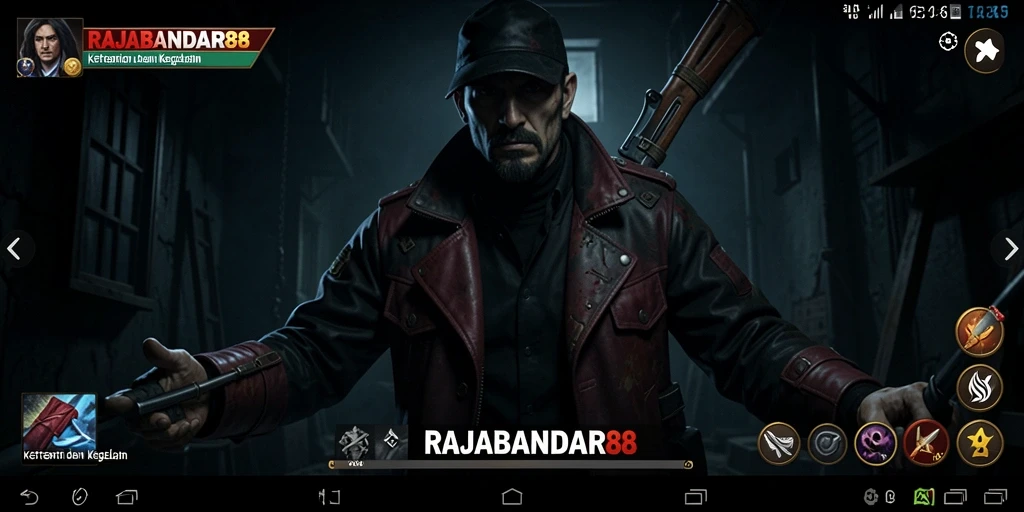 Tampilan gameplay <strong>RAJABANDAR88</strong> yang penuh ketegangan dan kengerian.