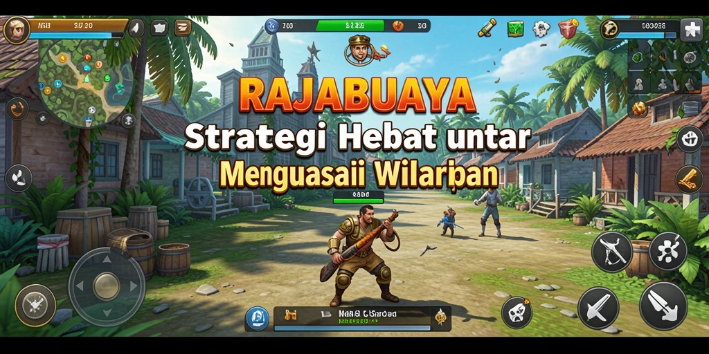 Tampilan gameplay yang menantang dan strategis di RAJABUAYA.
