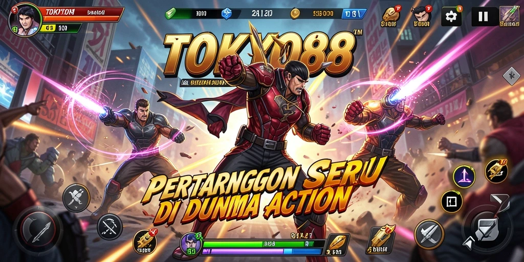 Tampilan menarik gameplay seru di TOKYO88.