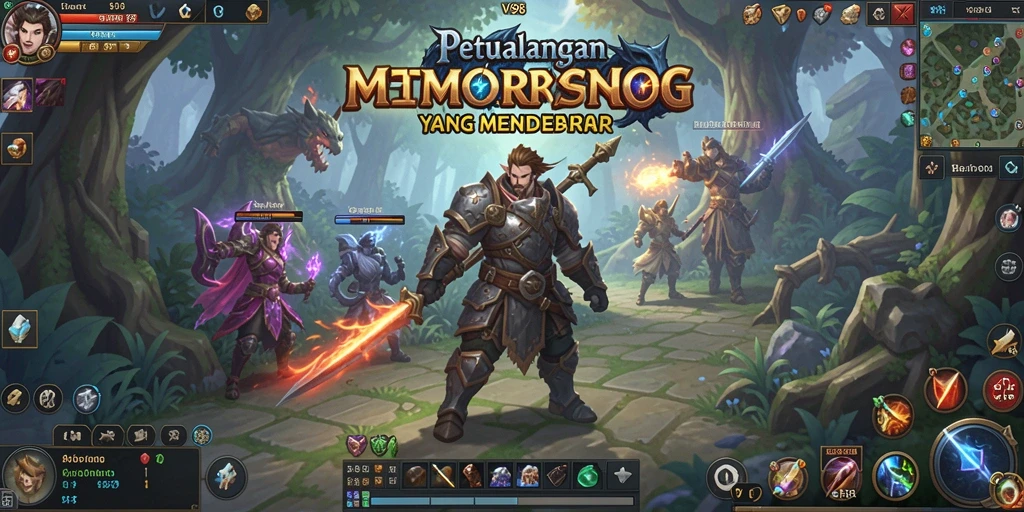 Gameplay V98 yang menakjubkan dalam dunia MMORPG.