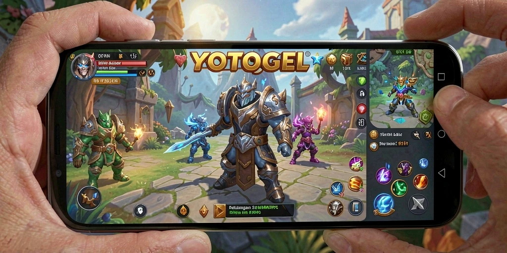 Screenshot YOTOGEL menampilkan aksi seru dalam gameplay MMORPG.